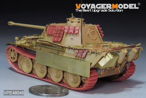 ボイジャーモデル VPE48045 1/48 WWII ドイツ パンサーG型 アップグレードセット(タミヤ35322用)