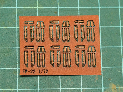 紙創り FP-22 1/72 独軍機シートベルト