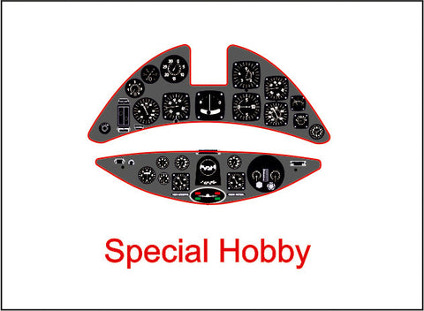 ヤフーモデル YMA3204 1/32 フィアット G.50 計器盤 (スペシャルホビー用)