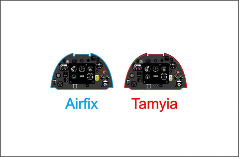 ヤフーモデル YMA4803 1/48 スピットファイア Vb 後期型 計器盤 (エアフィックス用)