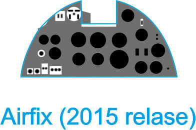 ヤフーモデル YMA4807 1/48 ハリケーン I 計器盤 (エアフィックス用)