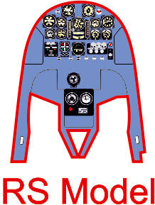 ヤフーモデル YMA4808 1/48 コードロン CR.714 シクローヌ 計器盤 (RSモデル用)