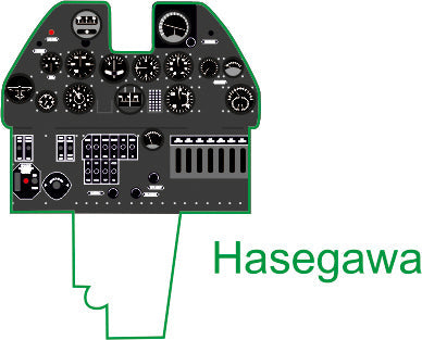 ヤフーモデル YMA4814 1/48 P-40E 計器盤 (ハセガワ用)