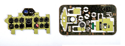 ヤフーモデル YMA4826 1/48 A6M2(中島色)計器盤 (タミヤ用)