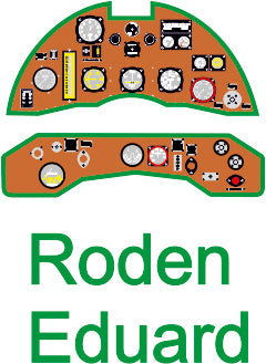 ヤフーモデル YMA4831 1/48 グラディエーターMk.I初期 計器盤 (ローデン / エデュアルド用)