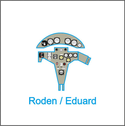 ヤフーモデル YMA4845 1/48 ハインケルHe51 計器盤 (ローデン / エデュアルド用)