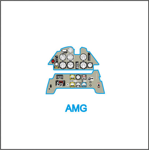 ヤフーモデル YMA4858 1/48 メッサーシュミット Me-109 C-D 計器盤 (AMG用)