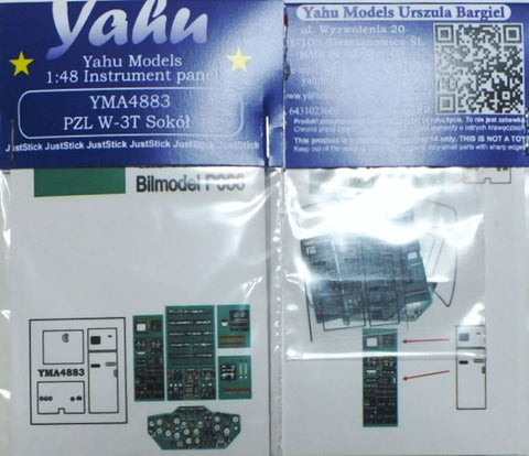 ヤフーモデル YMA4883 1/48 PZL W-3T ソクウ 計器盤 (Answer用)