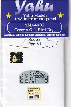 ヤフーモデル YMA4902 1/48 セスナ L-19/O-1 バードドッグ 計器盤 (ローデン用)