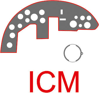 ヤフーモデル YMA7213 1/72 ドルニエ Do 215-B-5 計器盤 (ICM用)