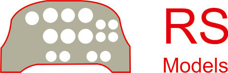 ヤフーモデル YMA7229 1/72 ハインケル He112B 計器盤 (RSモデル用)