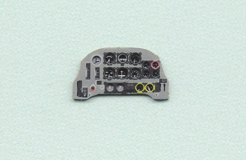 ヤフーモデル YMA7229 1/72 ハインケル He112B 計器盤 (RSモデル用)