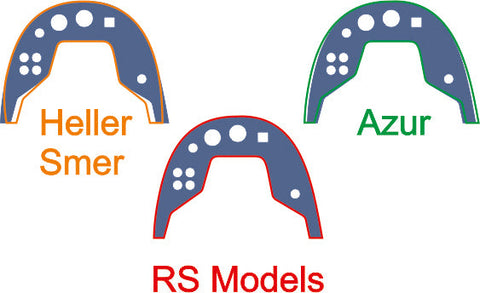 ヤフーモデル YMA7235 1/72 MB.152 計器盤 (RSモデル / エレール用)