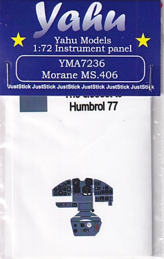 ヤフーモデル YMA7236 1/72 モラーヌ・ソルニエ M.S.406 計器盤 (RSモデル / エレール用)
