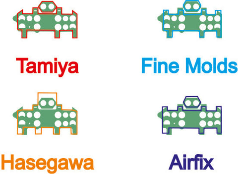 ヤフーモデル YMA7262 1/72 A6M2零式艦上戦闘機21型・中島色 計器盤 (タミヤ / ハセガワ / エアフィックス / ファインモールド用)