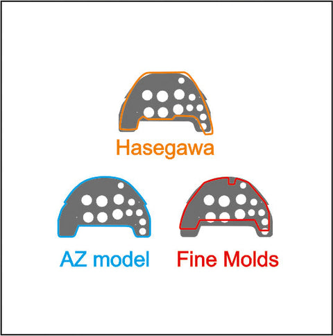 ヤフーモデル YMA7272 1/72 メッサーシュミットBf109G-6 計器盤 (AZ モデル / ファインモールド用)