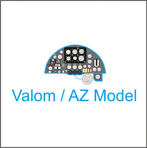 ヤフーモデル YMA7289 1/72 ハンドレページ ハンプデン計器盤 (AZ モデル / バロムモデル用)