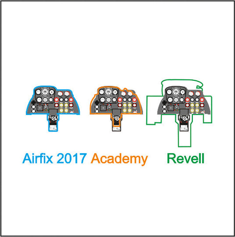 ヤフーモデル YMA7293 1/72 メッサーシュミットMe262A 計器盤 エアフィックス 2017