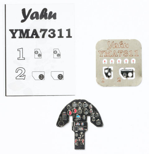 ヤフーモデル YMA7311 1/72 Ki-45二式複戦「屠龍」 計器盤 (ハセガワ / レベル用)