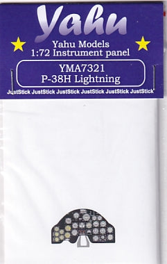 ヤフーモデル YMA7321 1/72 P-38H ライトニング 計器盤 (RS モデル用)