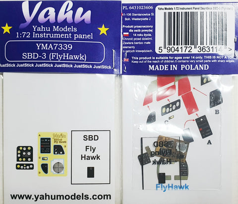 ヤフーモデル YMA7339 1/72 SBD ドーントレス(フライホーク用)