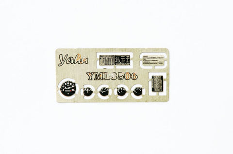 ヤフーモデル YML3506 1/35 UAZ 469 (PL)計器盤 (ミリタリーホイール /トランぺッター用)