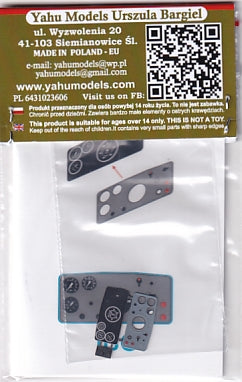 ヤフーモデル YML3517 1/35 ビュッシング NAG 500 計器盤 (IBG用)