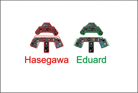 ヤフーモデル YML4801 1/48 中島 E8N1/2(Dave)計器盤 (ハセガワ用)