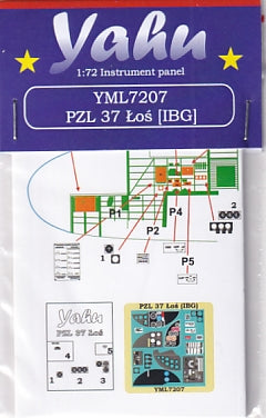 ヤフーモデル YML7207 1/72 PZL.37 ロシュ計器盤 (IBG用)