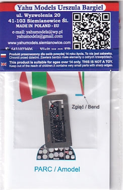 ヤフーモデル YML7209 1/72 IAR-80 計器盤 (A-model / パークモデル用)