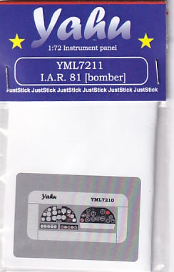 ヤフーモデル YML7211 1/72 IAR 81(爆撃機)計器盤 (A-model / パークモデル用)