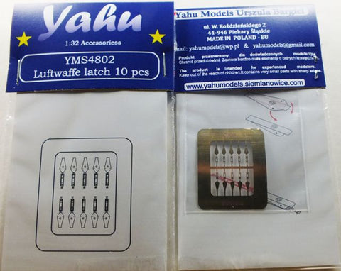 ヤフーモデル YMS4802 1/48 ドイツ空軍 ラッチ(10個入)
