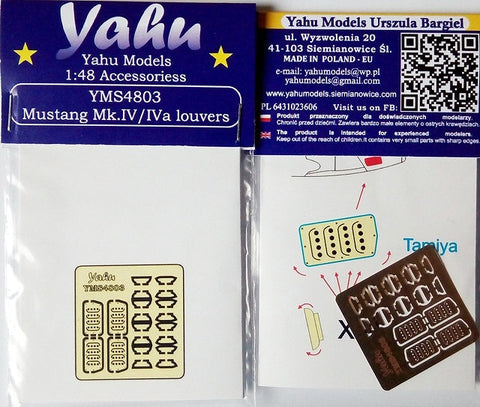 ヤフーモデル YMS4803 1/48 マスタング IV ルーバー