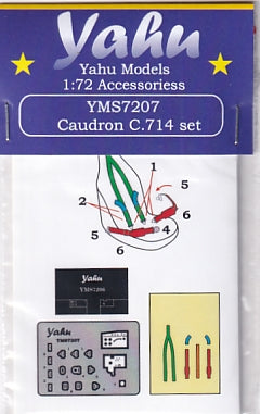 ヤフーモデル YMS7207 1/72 コードロン CR.714 セット