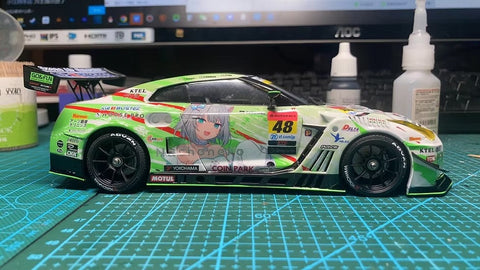 ZoomOn CS001 1/24 日産 GT-R No.48 NILZZ レーシング ゴー&ファン - GT300(アオシマ用)