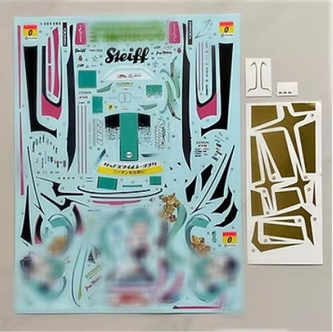 ZoomOn CS012 1/24 メルセデス AMG GT Evo オートバックス スーパー GT 2018 グッドスマイルレーシング & チームUKYO(タミヤ用)デカール