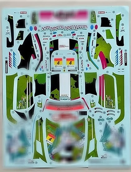 ZoomOn CS017 1/24 メルセデス AMG GT Evo オートバックス スーパー GT 2022 グッドスマイルレーシング & チームUKYO(タミヤ用)デカール