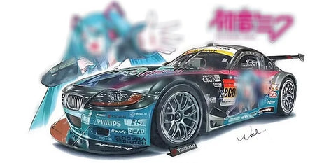 ZoomOn CS024 1/24 BMW Z4M クーペ E86 GTR/GT3 Ver.A