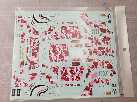 ZoomOn CS118 1/24 日産 GTR-R35 BAPE X LBWK タイプ2 (アオシマ用)デカール