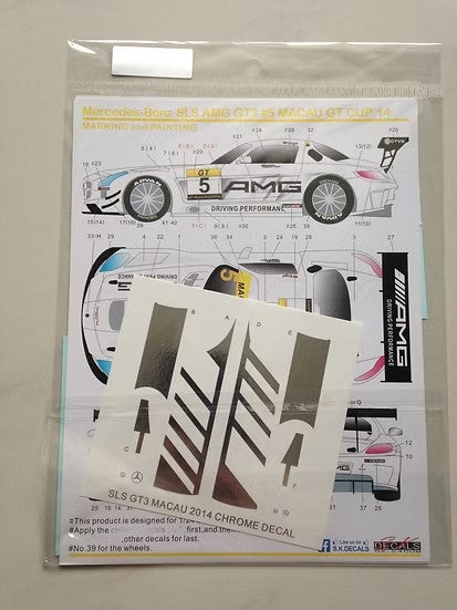 SKデカール SK24008 1/24 SLS AMG GT3 マカオ GT Cup 2014 #5