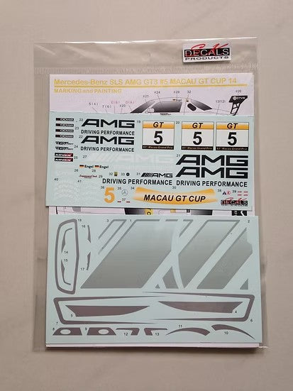 SKデカール SK24008 1/24 SLS AMG GT3 マカオ GT Cup 2014 #5