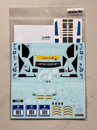 SKデカール SK24088 1/24 BMW M6 GT3 ニュルブルクリンク24時間レース 16 チーム ウォルケンフォルスト #101