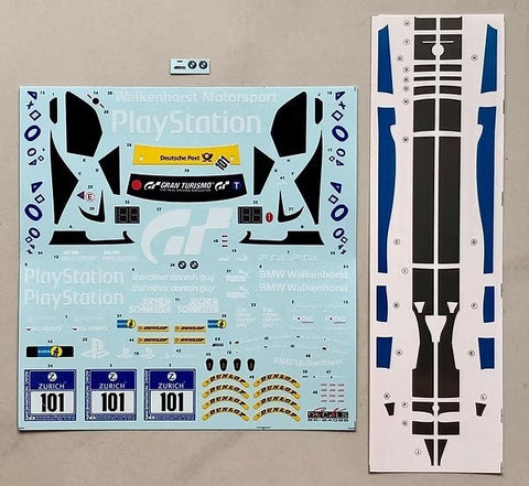 SKデカール SK24088 1/24 BMW M6 GT3 ニュルブルクリンク24時間レース 16 チーム ウォルケンフォルスト #101