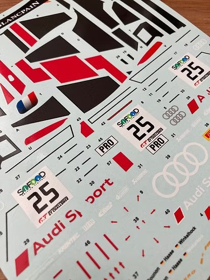 SKデカール SK24108 1/24 アウディ R8 LMS GT3 SPA 24H 17 アウディ スポーツ チーム Sainteloc