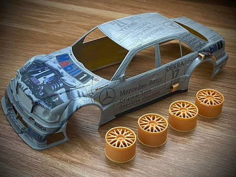 SKデカール SK24138 1/24 メルセデス AMG Cクラス DTM 1995 Zakspeed Mercedes #17