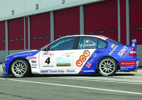 SKデカール SK24145 1/24 BMW 320i E46 世界ツーリングカー選手権 ドイツ 2005 BMW チーム イタリア-スペイン #4