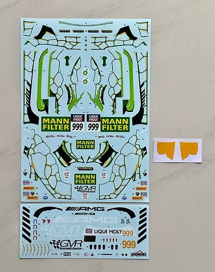 SKデカール SK24171 1/24 メルセデス AMG GT Evo インターコンチネンタルGTチャレンジ バサースト12時間 2023 GruppeM Racing