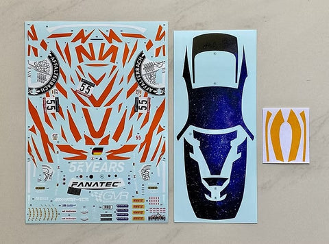 SKデカール SK24172 1/24 メルセデス AMG GT Evo インターコンチネンタルGTチャレンジ トタルエナジーズ・スパ24時間 2022 GruppeM Racing