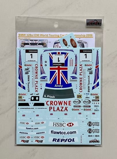 SKデカール 1/24 SK24176 BMW 320si E90 WTCC 2008 BMW チーム UK