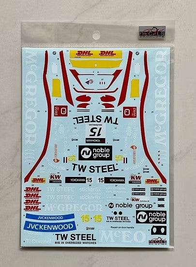SKデカール 1/24 SK24184 BMW 320 TC E90 WTCC ギアレース マカオ 2013 ROAL Motorsport #15